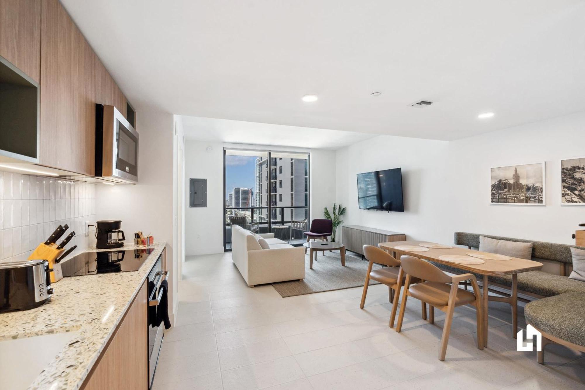 Appartement Stylish With Partial Ocean Views In Downtown! Miami